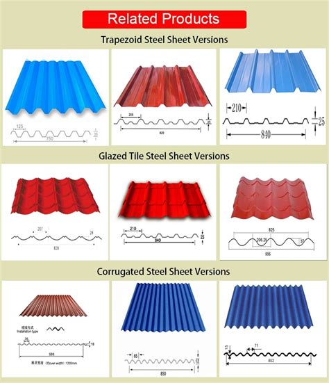 what is the size of corrugated sheet metal|names of corrugated sheet metal.